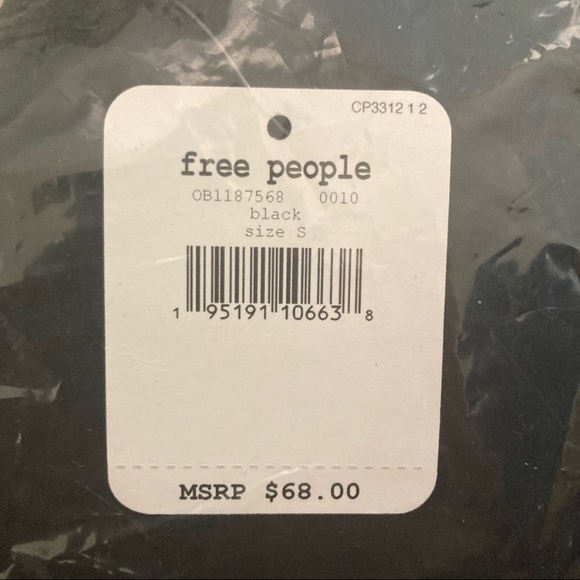 Free People Rise To Run Cami in Black 🎊NWT💕,Small - Picture 10 of 10